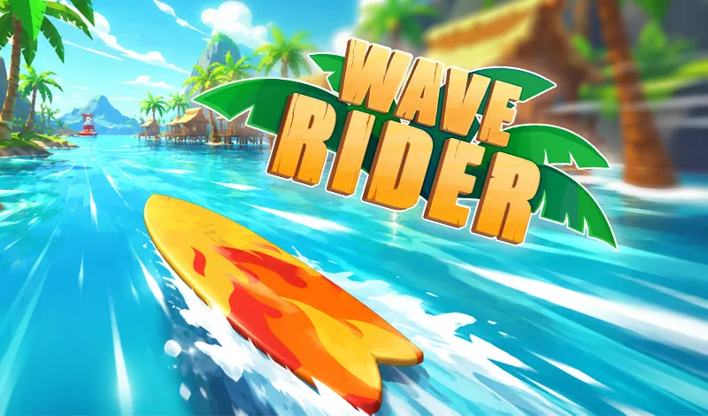 Wave Rider - A vibrant 3D endless surfing adventure